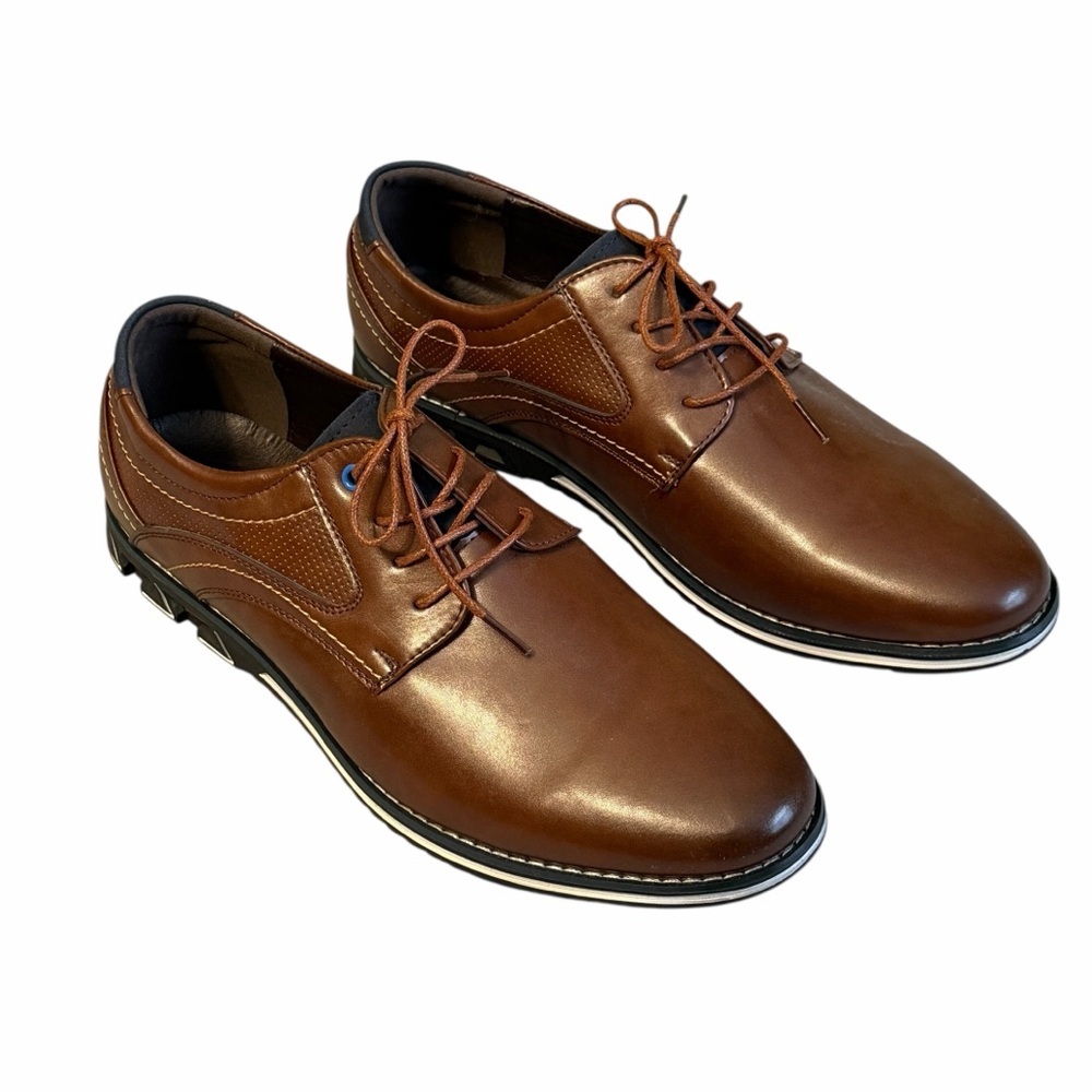 Gatsby Oxford Lisse All-Day Comfort Dress Shoe Brown Size 11 #2000 - Picture 5 of 10